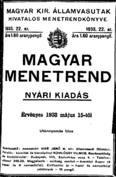 menetrendki